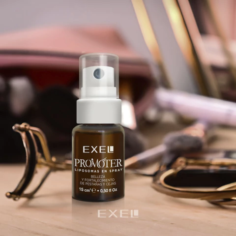 PROMOTER - Liposomas en spray para el crecimiento y fortalecimiento de pestañas y cejas (15 CC)